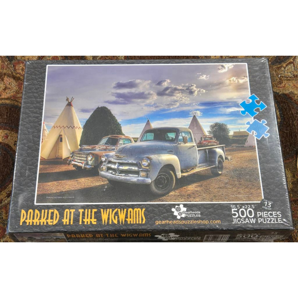 Gearheads Puzzles Jigsaw Puzzle 500 Pieces Parked at the Wigwams